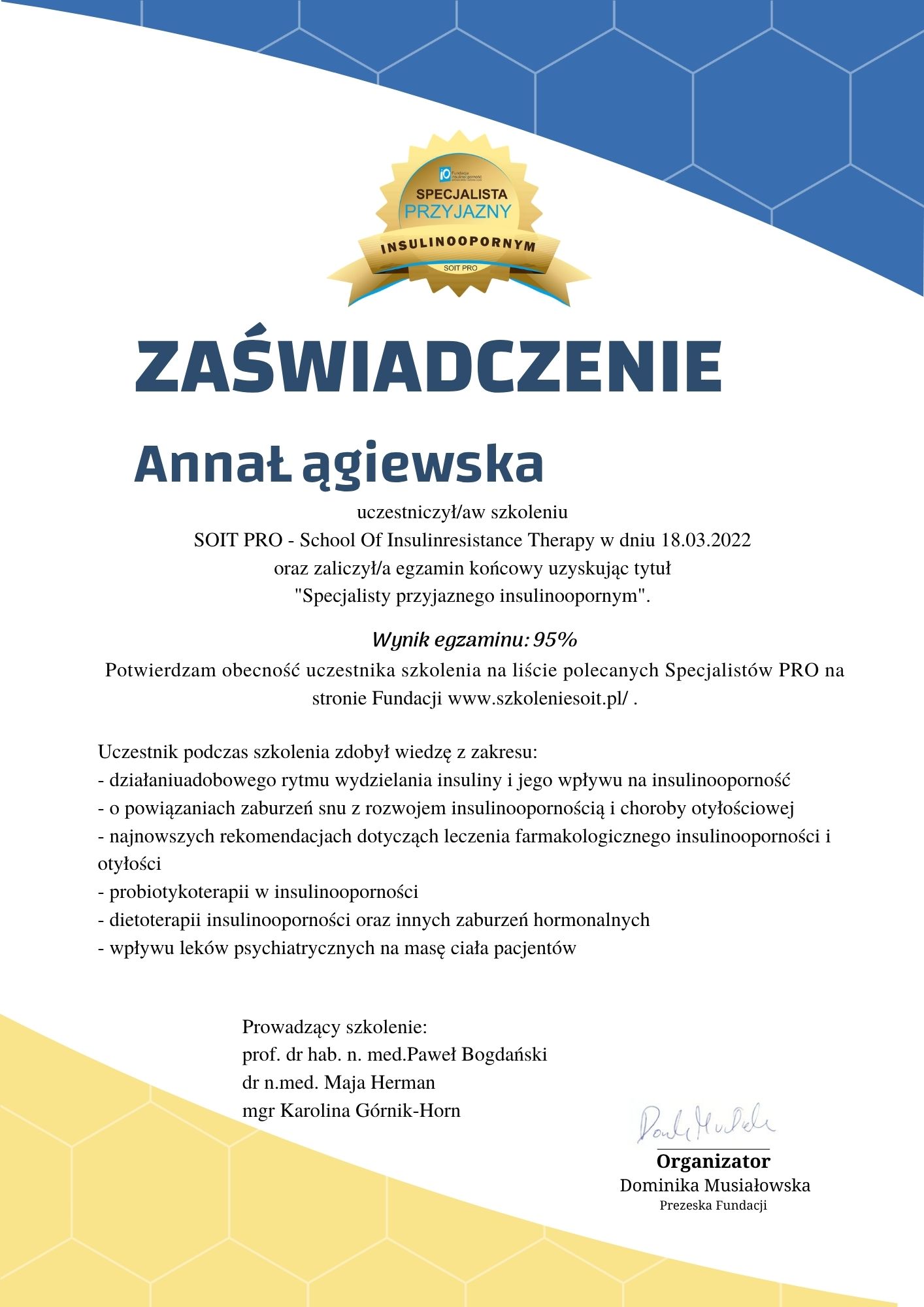 Dietetyk przyjazny insulinoopornym